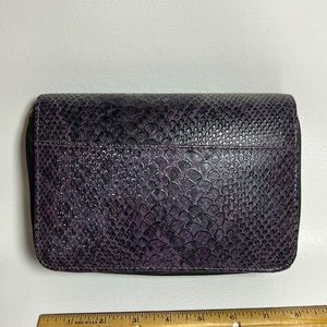 Black Faux Alligator Daily Planner with Calculator. Never used